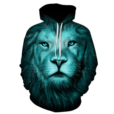 Wolf Printed Hoodies Men 3D Sweatshirt - Image 6