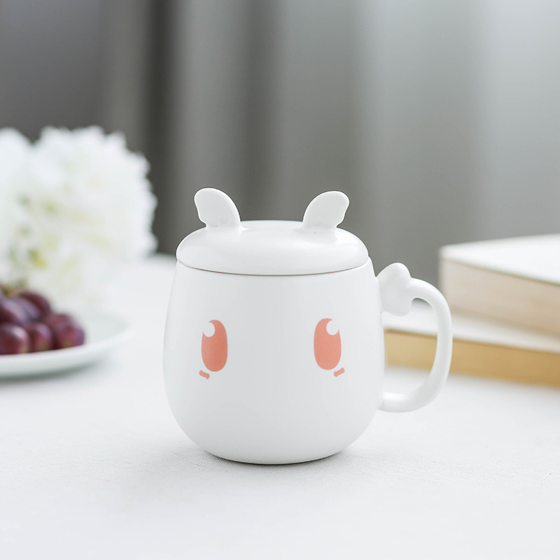 Ceramic Mug With Lid Handle Custom Breakfast Mug - Image 6