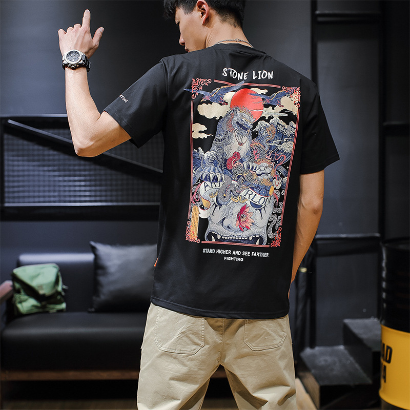 Large size T-shirt print T-shirt - Image 2