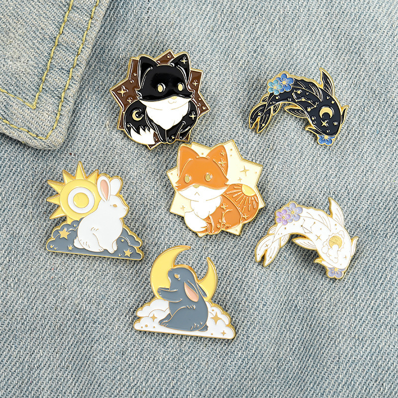 Cute Cartoon Animals Series Badge Brooch - Image 6