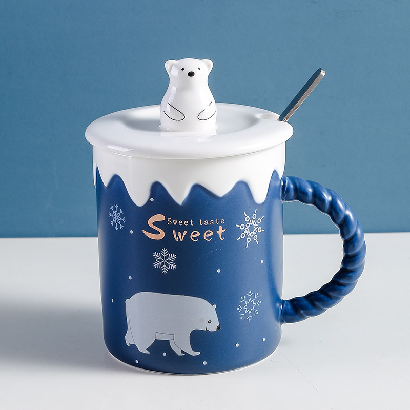 Cute Polar Bear Mug Ceramic Mug - Image 5