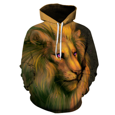 Wolf Printed Hoodies Men 3D Sweatshirt - Image 5