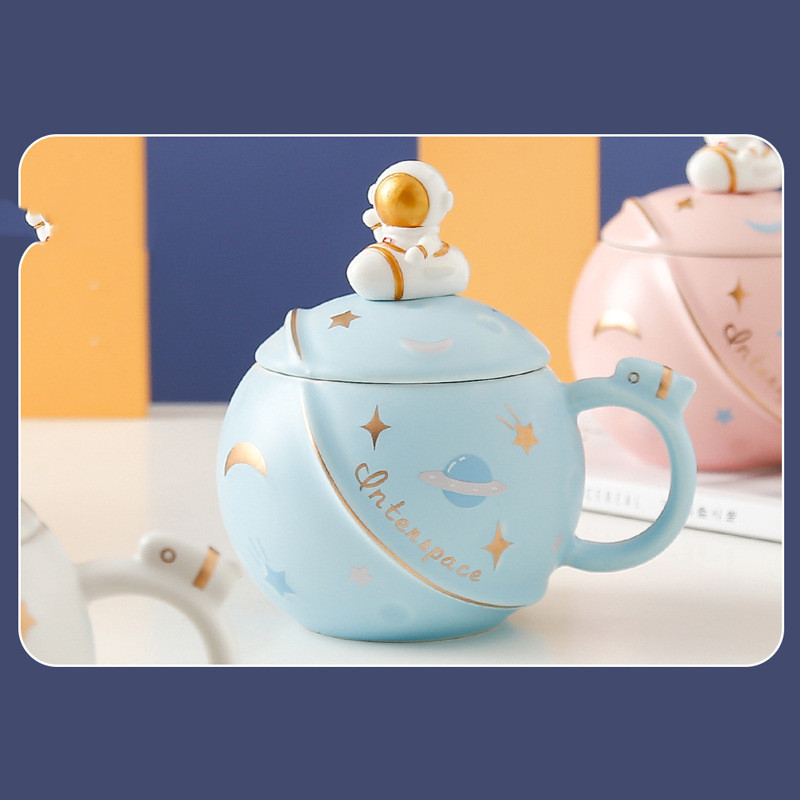 Astronaut Ceramic Mug Planetary Mug - Image 5