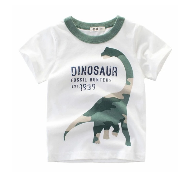 Children's Wear Summer New Korean Children's Boys Cotton T-shirt Men's Treasure In Children's Short Sleeves - Image 10