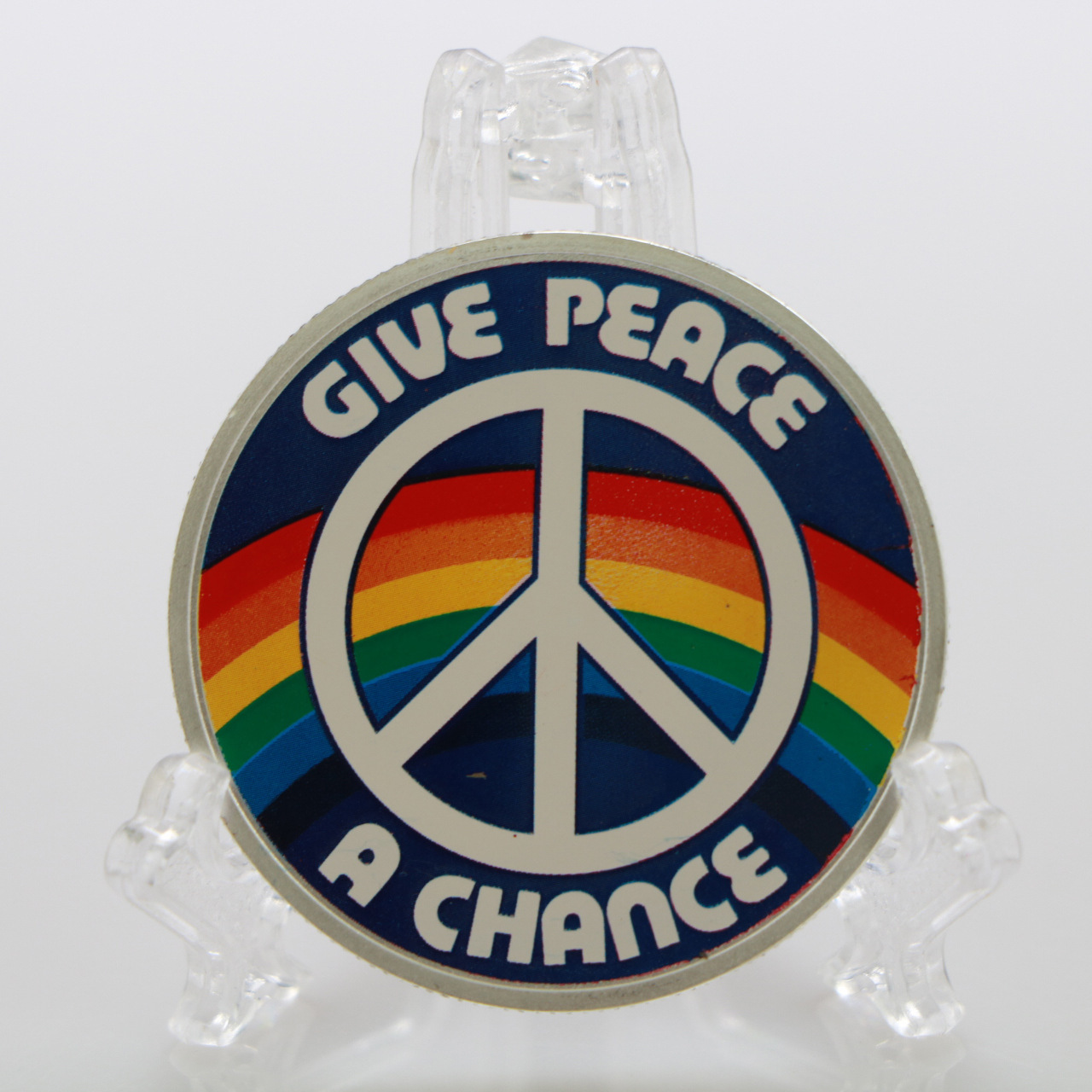 Silver Plated Commemorative Coin Badge - Image 3