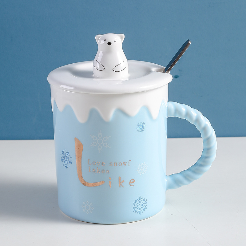 Cute Polar Bear Mug Ceramic Mug - Image 3
