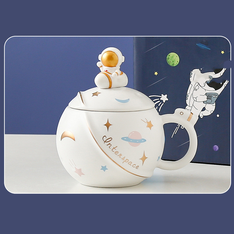 Astronaut Ceramic Mug Planetary Mug - Image 2